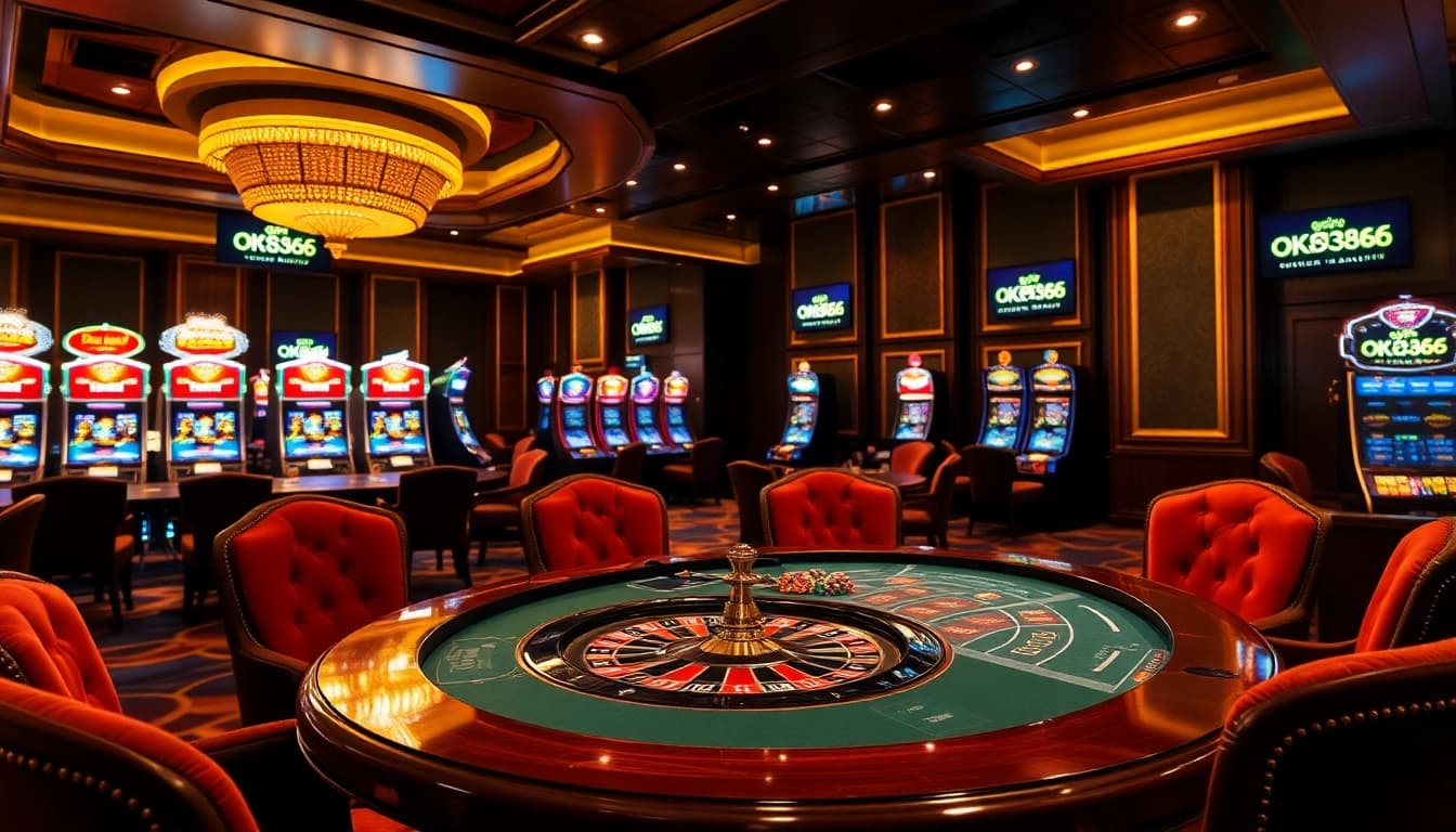 High-stakes gaming at https://ok8386.mobi/, featuring poker and roulette table action.