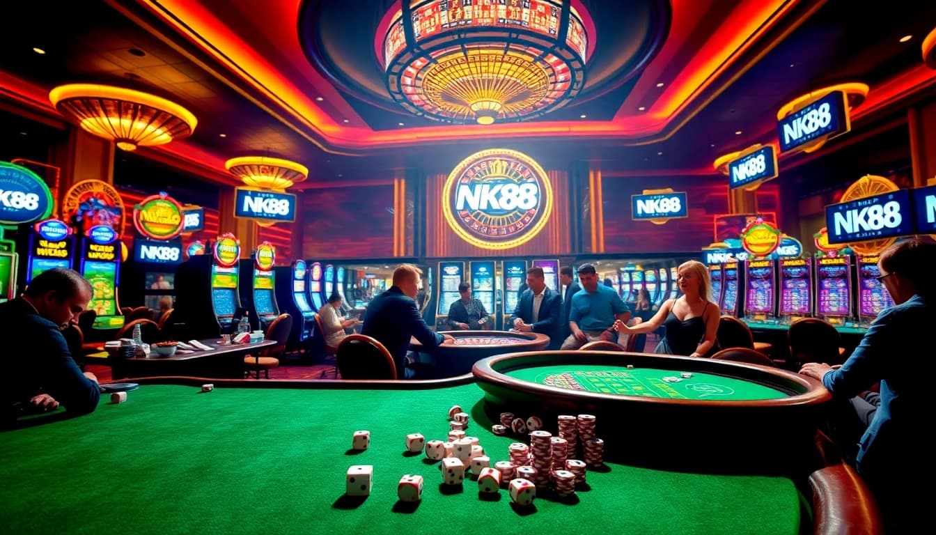 Experience the excitement of winning at NK88 casino with engaging games and vibrant visuals.