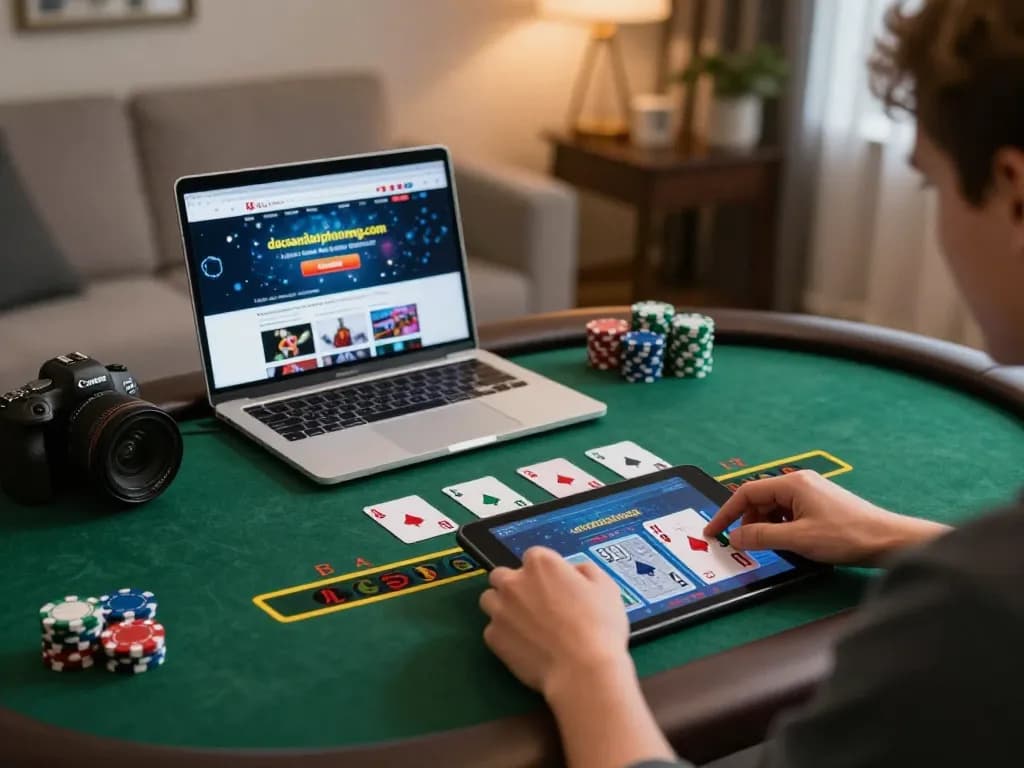 Engaging live blackjack action on dacsandatphanrang.com where home gaming meets strategy and excitement.
