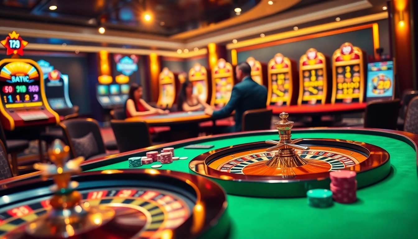 Experience the excitement of xx88 com at a modern online casino with vibrant gaming elements.