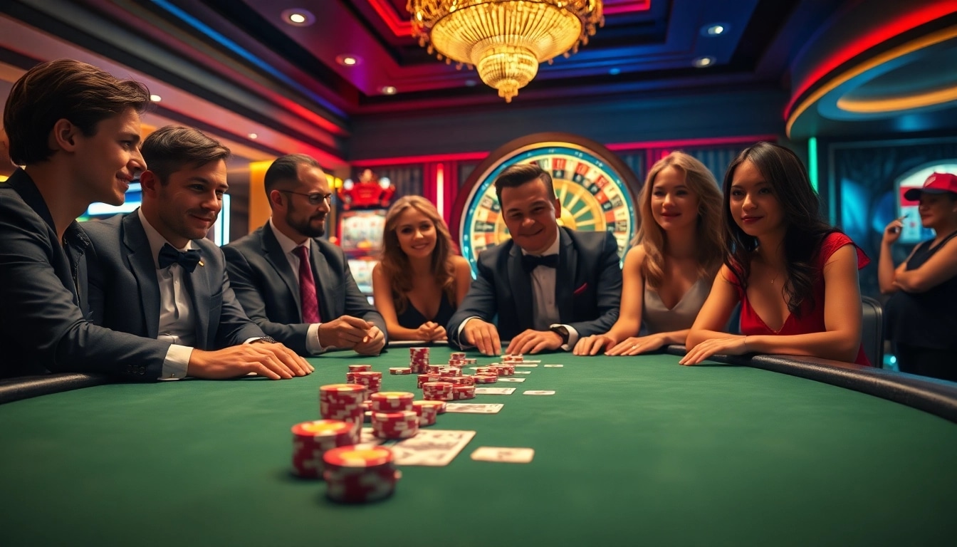 High-stakes gaming at S8 celebrates excitement around the blackjack table and slot machines.