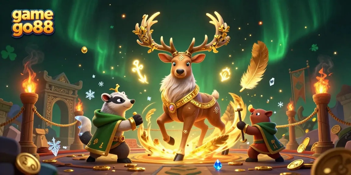 Experience thrilling action with game go88 in this vibrant, immersive online casino illustration.