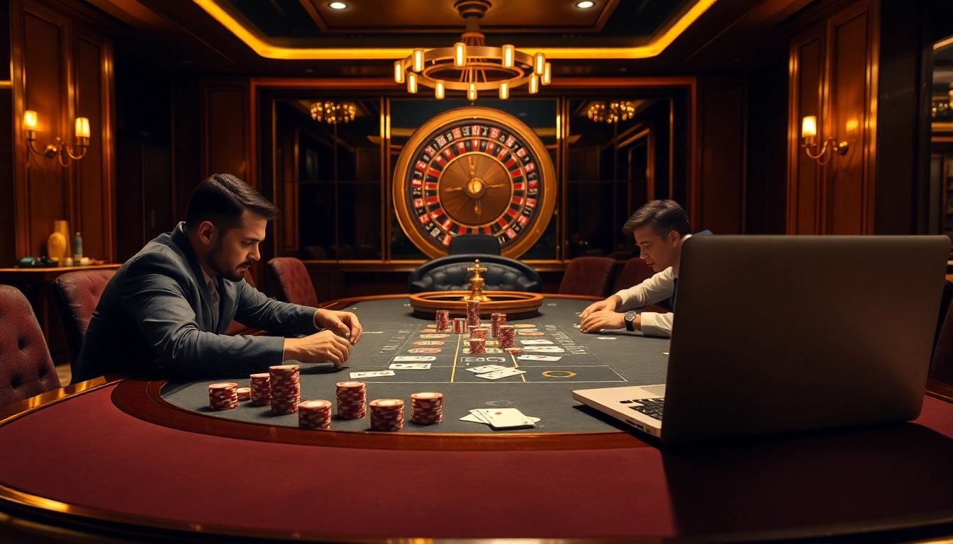 Experience the excitement of poker and casino games at 32win with vibrant chips and professional tables.