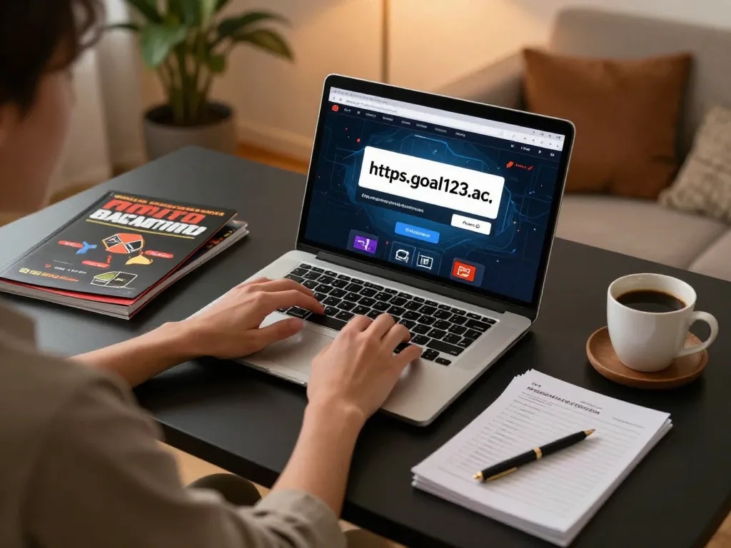 Engaging online gaming session on https://goal123.ac/, showcasing responsible gaming elements with strategic notes and a cozy atmosphere.