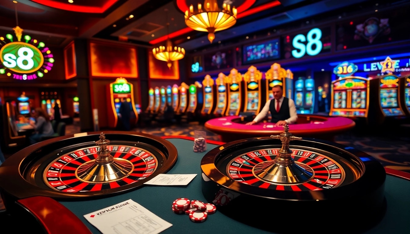Experience the thrill of gambling with s8-themed casino games and stunning visuals.