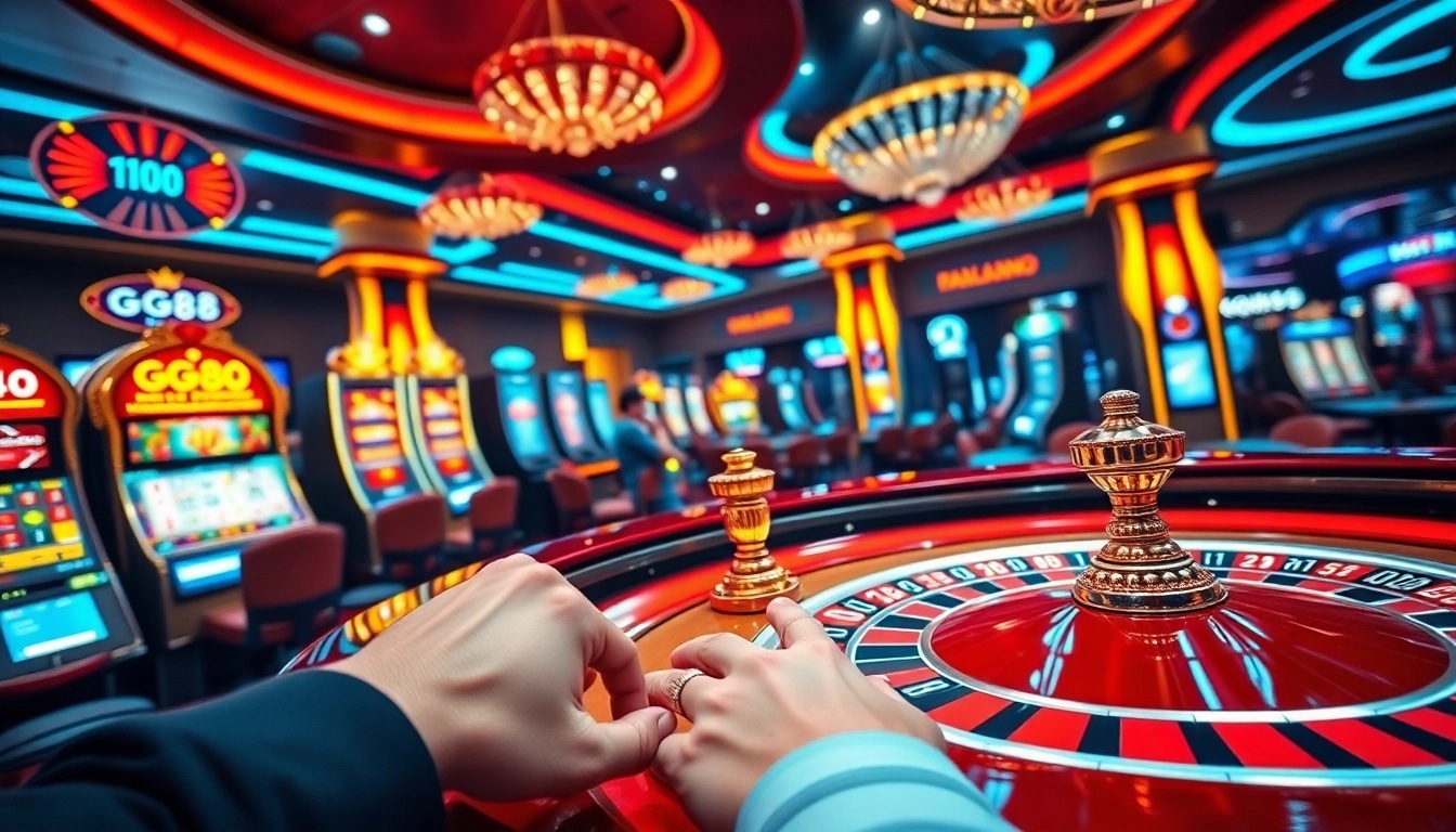 Experience the exciting link gg88 interface with engaging virtual casino games and vibrant aesthetics.