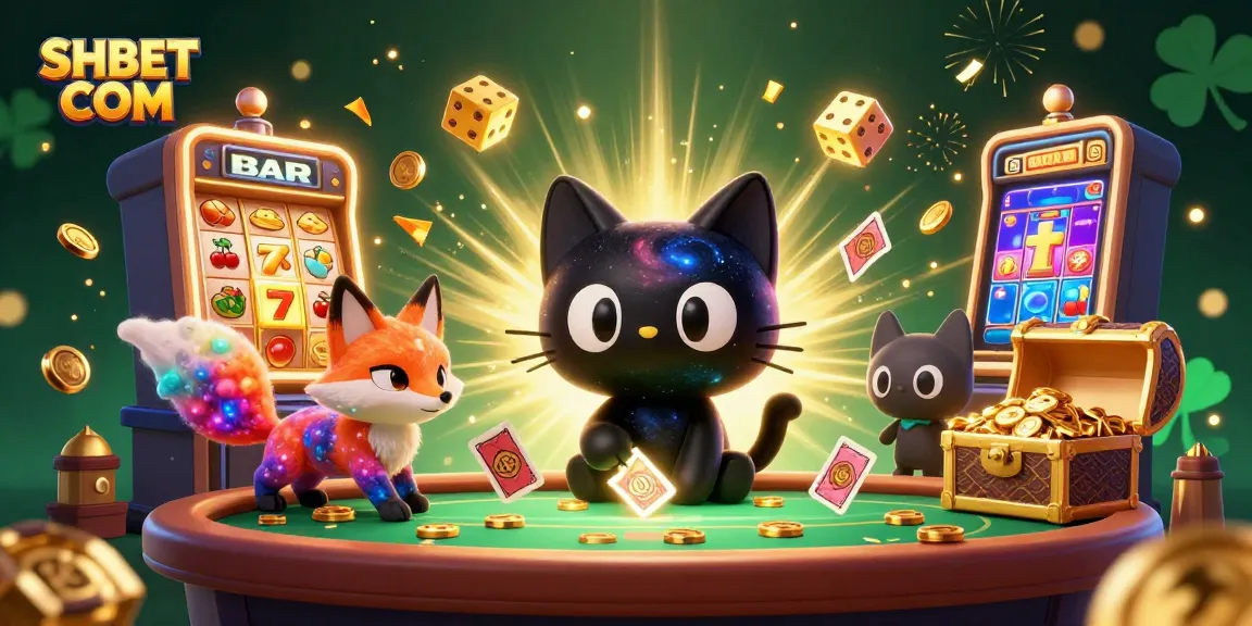 Experience thrilling gaming at SHBET COM with a vibrant cosmic casino scene featuring luck and excitement.