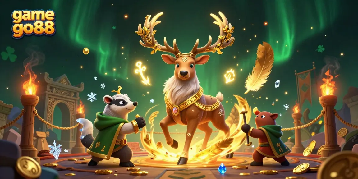 Experience thrilling action with game go88 in this vibrant, immersive online casino illustration.