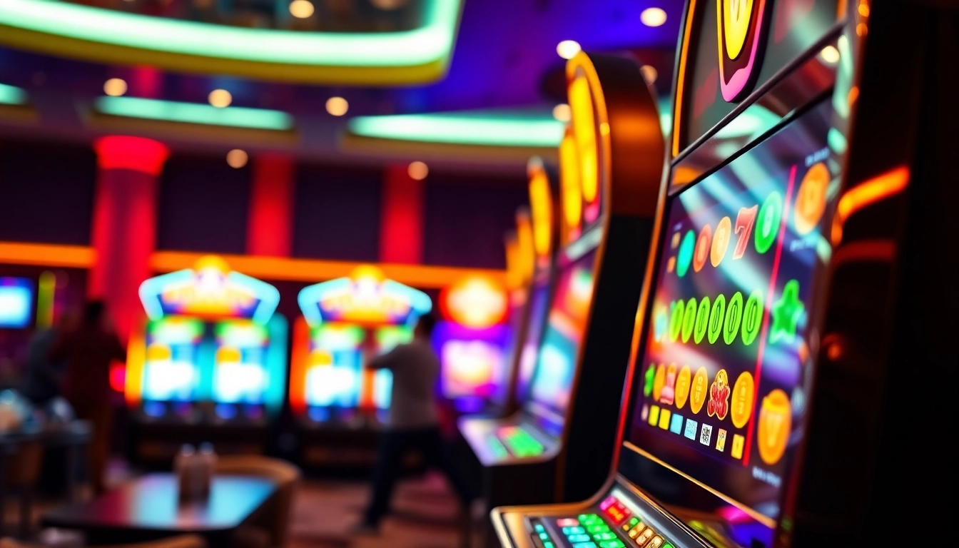 Permainkan slot maxwin yang penuh warna dan meriah dalam suasana kasino yang mengasyikkan.