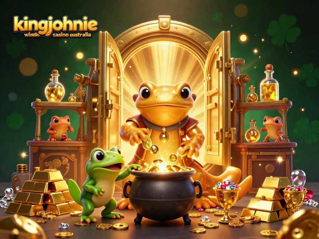 Engage with kingjohnnie windows casino australia for a thrilling gaming adventure featuring shimmering gold.