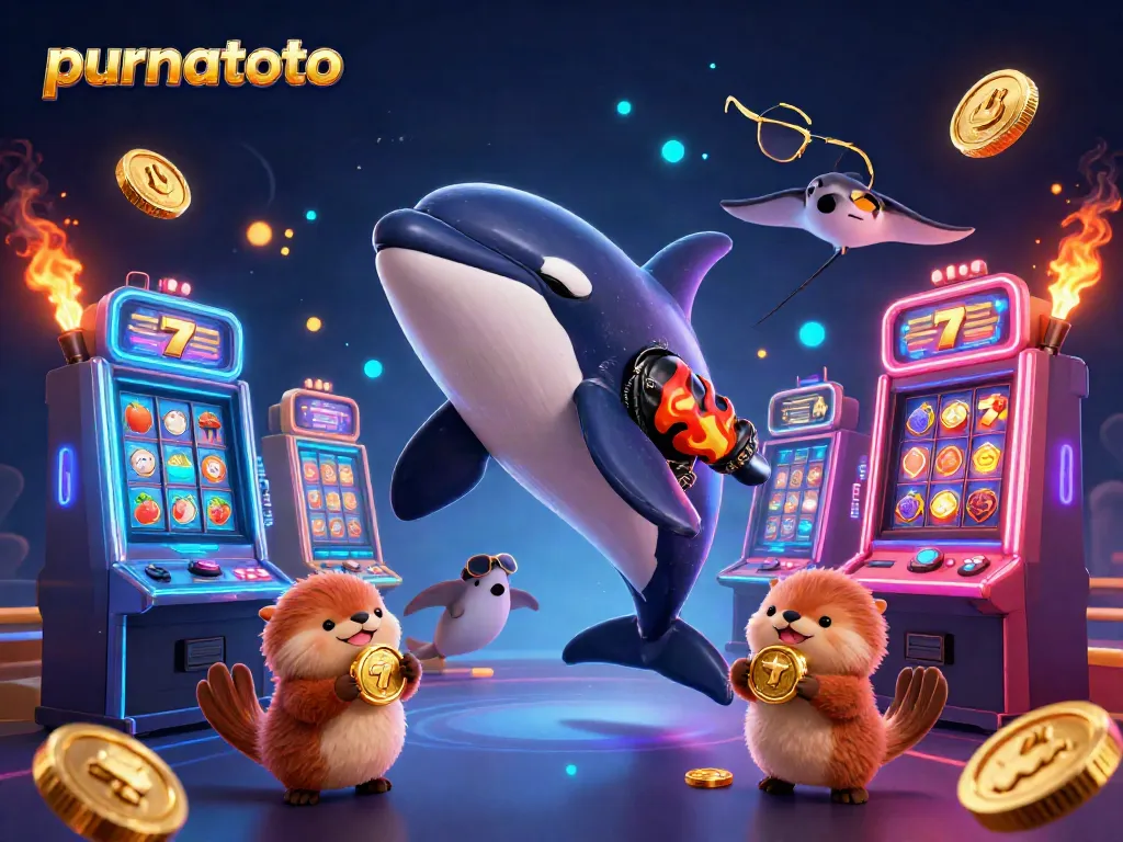 Purnatoto menawarkan pengalaman bermain mesin slot dengan karakter lucu dan elemen kasino yang menarik.