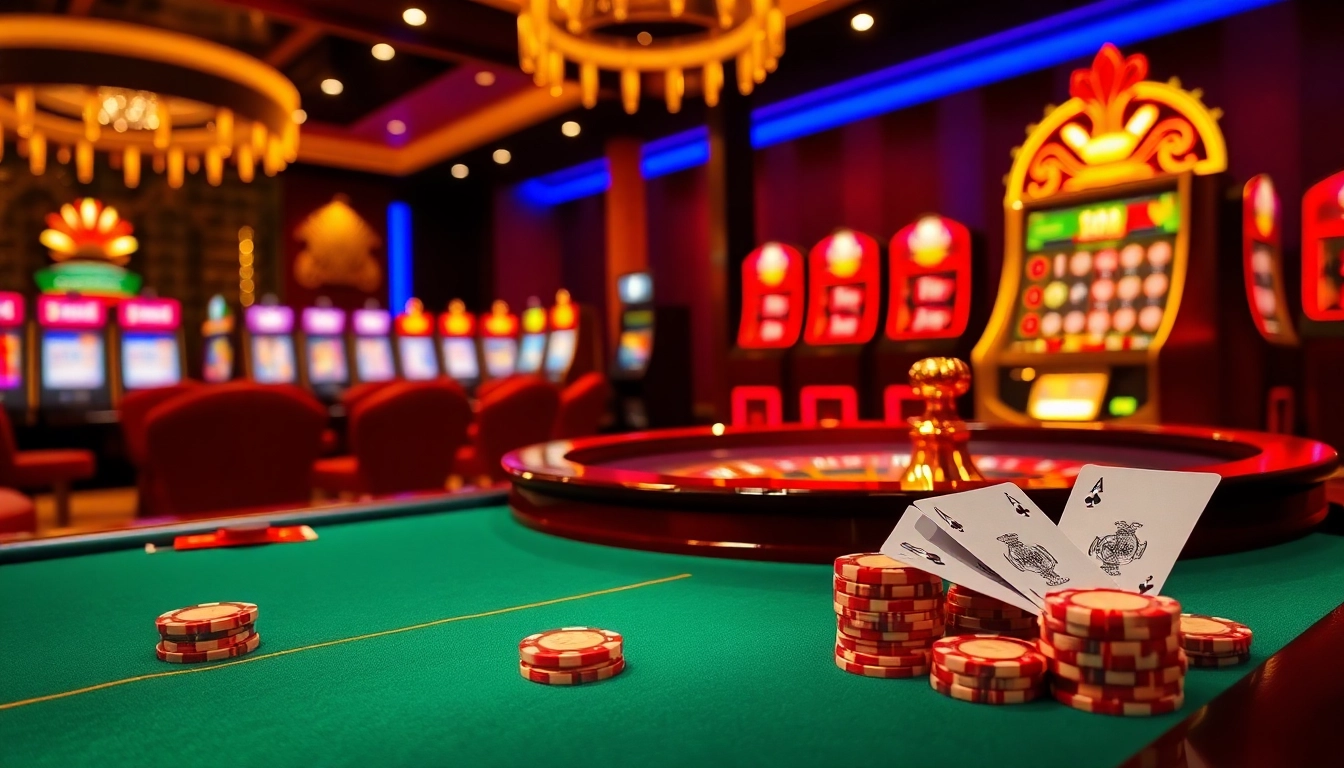Experience excitement at MM88 with high-stakes poker chips and a luxurious casino atmosphere.