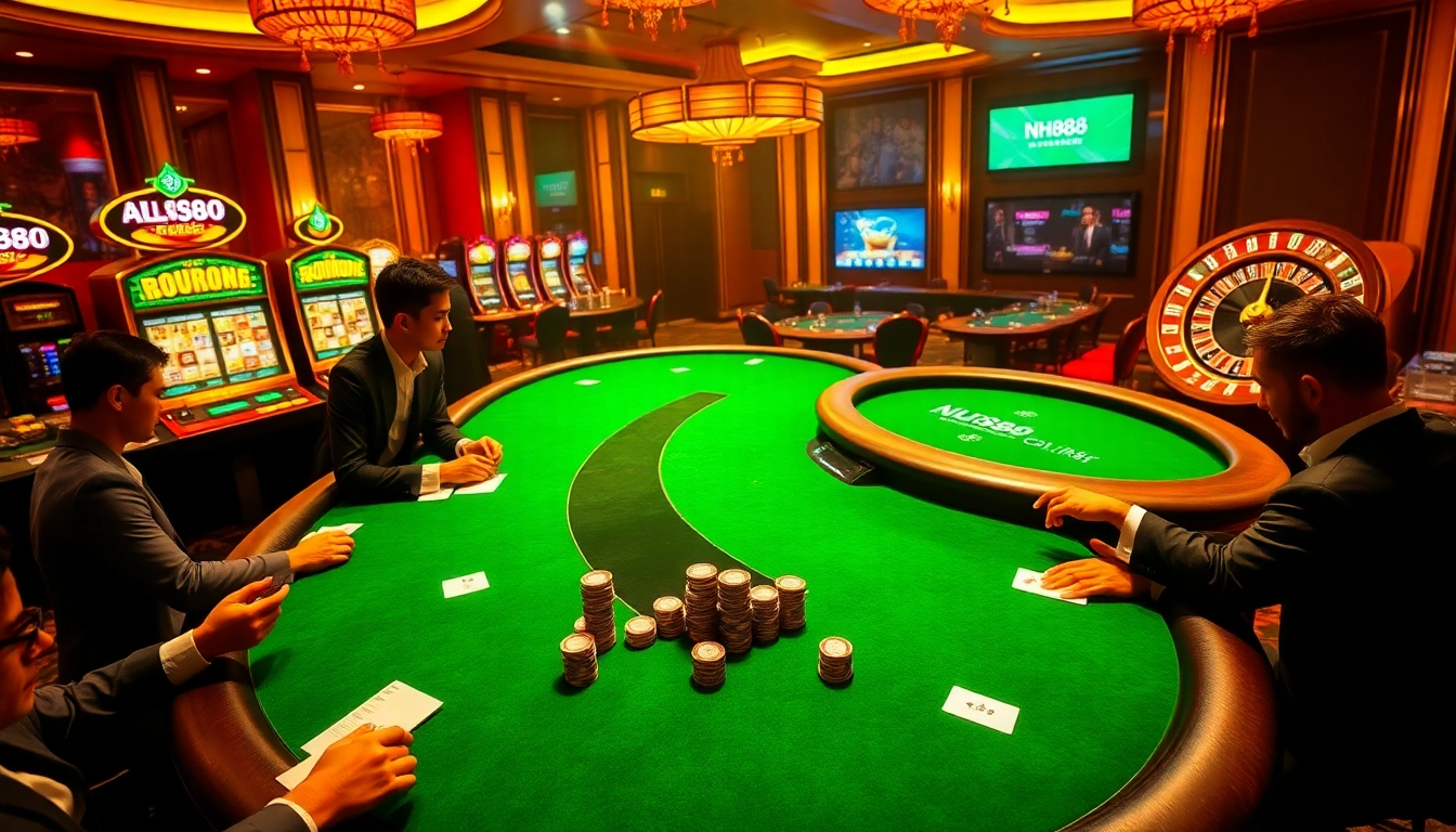 Experience high-stakes excitement at NH88.net with vibrant casino games and thrilling poker action.