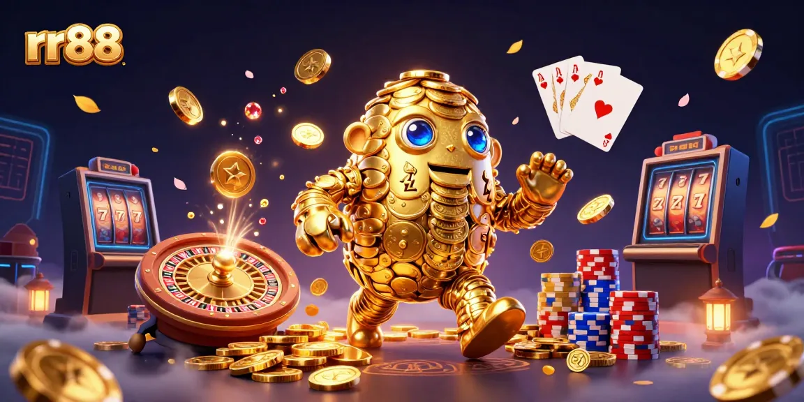 Engage with rr88's exciting gaming universe, featuring dynamic slots and golden golem elements.