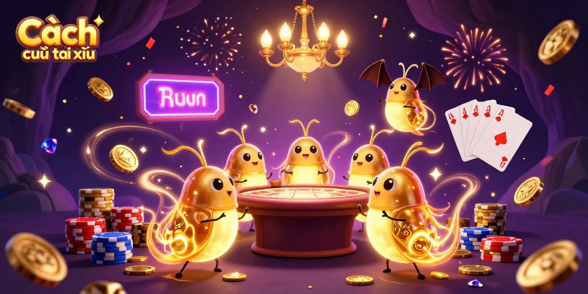 Play Cách soi cầu tài xỉu with glowworms in an enchanting casino, showcasing winning strategies amidst a dazzling atmosphere.