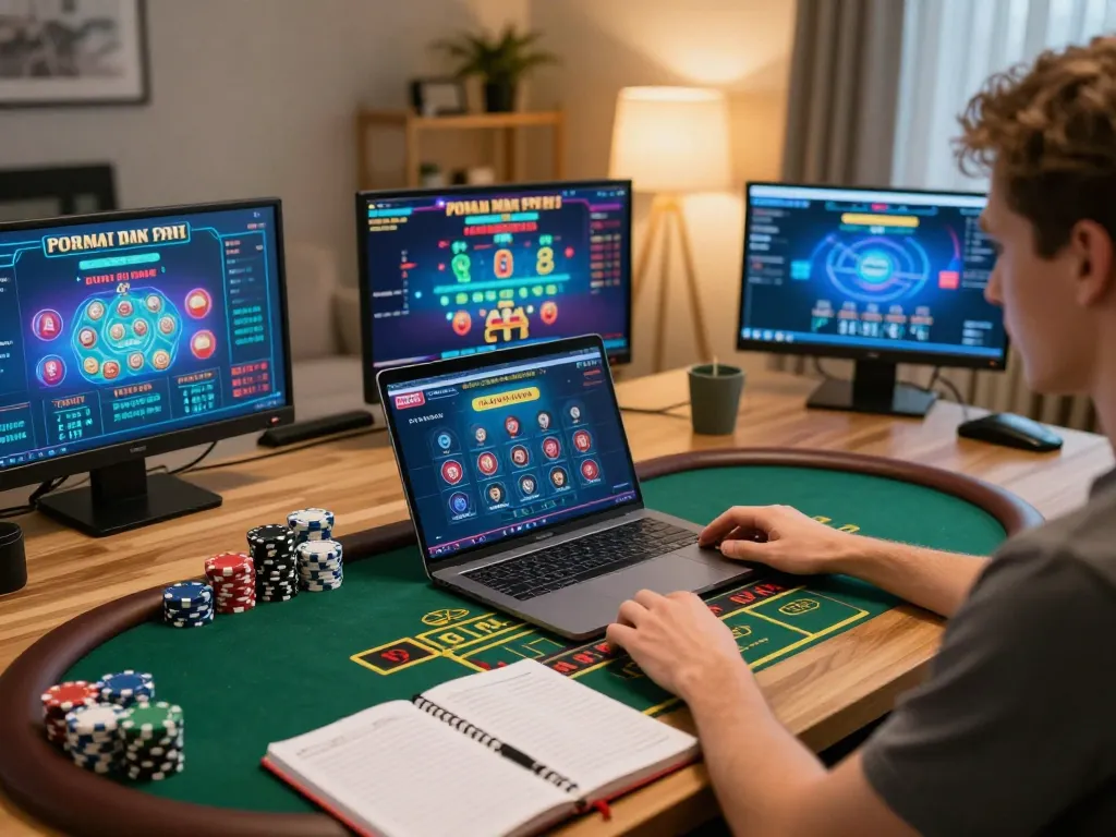 Engaging in online gaming at 789win with a live dealer, showcasing excitement and strategy.
