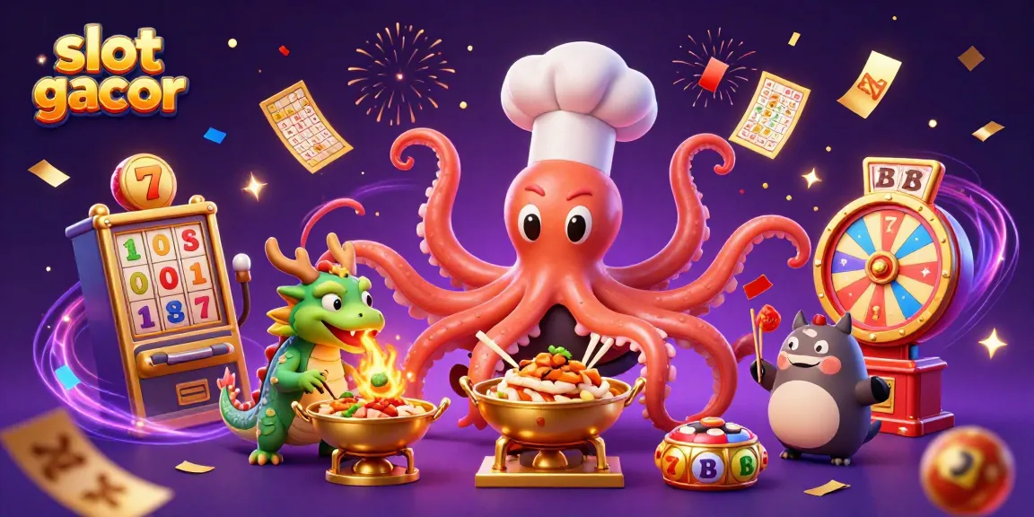 Permainan slot gacor yang menghibur dengan karakter lucu dan elemen kasino.