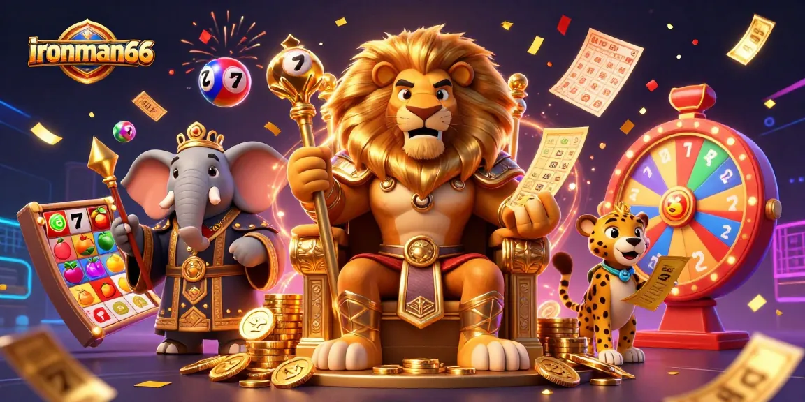 Spin the wheel for winnings at ironman66, featuring vibrant online casino games and exciting promotional elements.