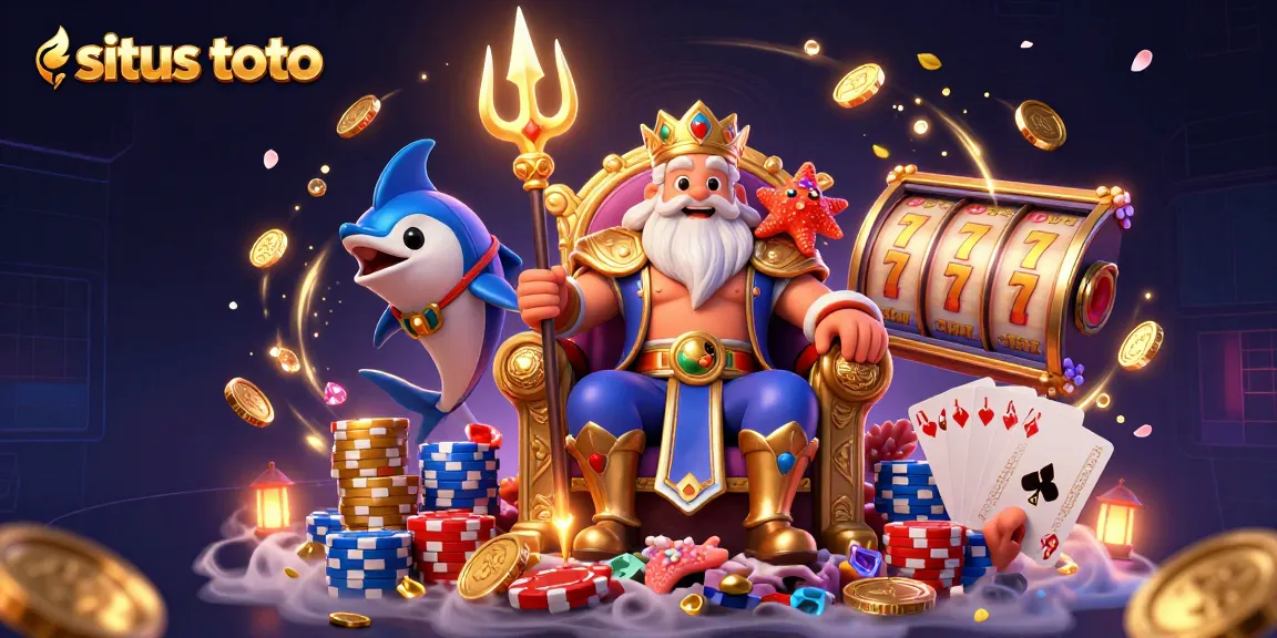 Mendapatkan jackpot di situs toto dengan raja laut dan elemen perjudian yang menyenangkan