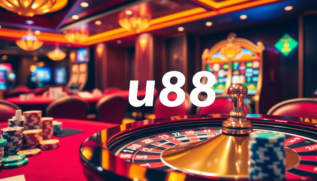 Enjoy thrilling gameplay at u888 with vibrant casino tables and exciting slot machines.