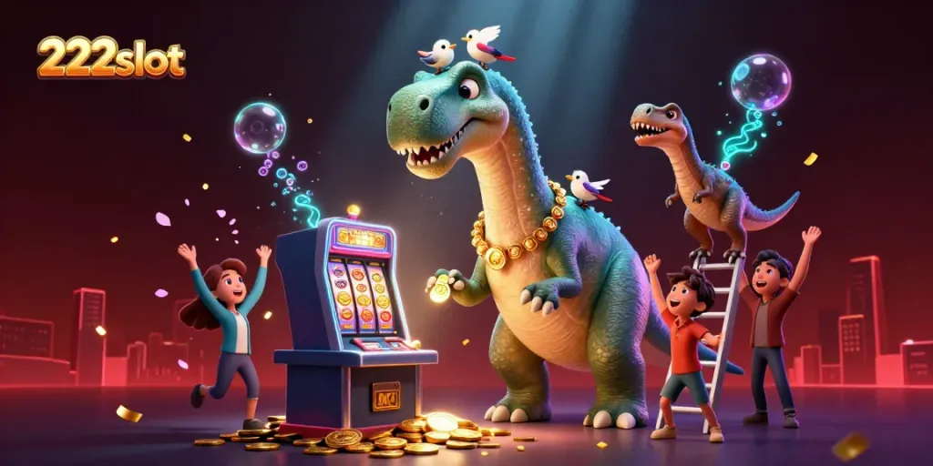 Menangkan permainan slot di 222slot dengan keberuntungan raptor dan brontosaurus yang menyemarakkan suasana.