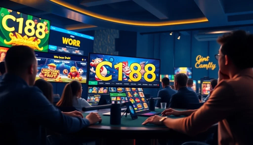 C168 online gambling platform showcasing vibrant games and betting options