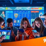 Dynamische Online-Glücksspielszene mit der 79king-Plattform, auf der verschiedene Spieler in Wettaktivitäten engagiert sind.
