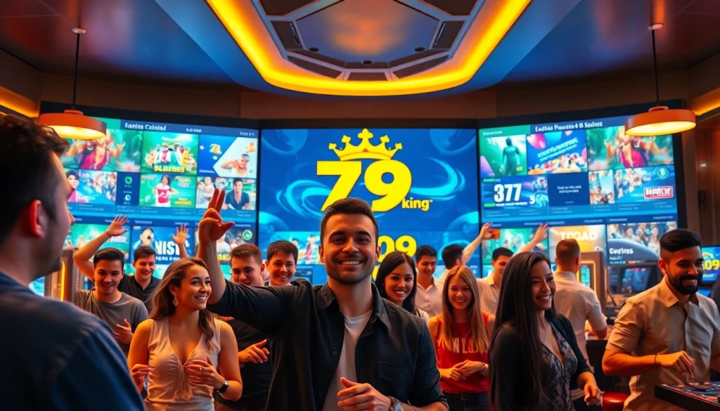 79king online wedomgeving met levendige gaminginterfaces en diverse spelers