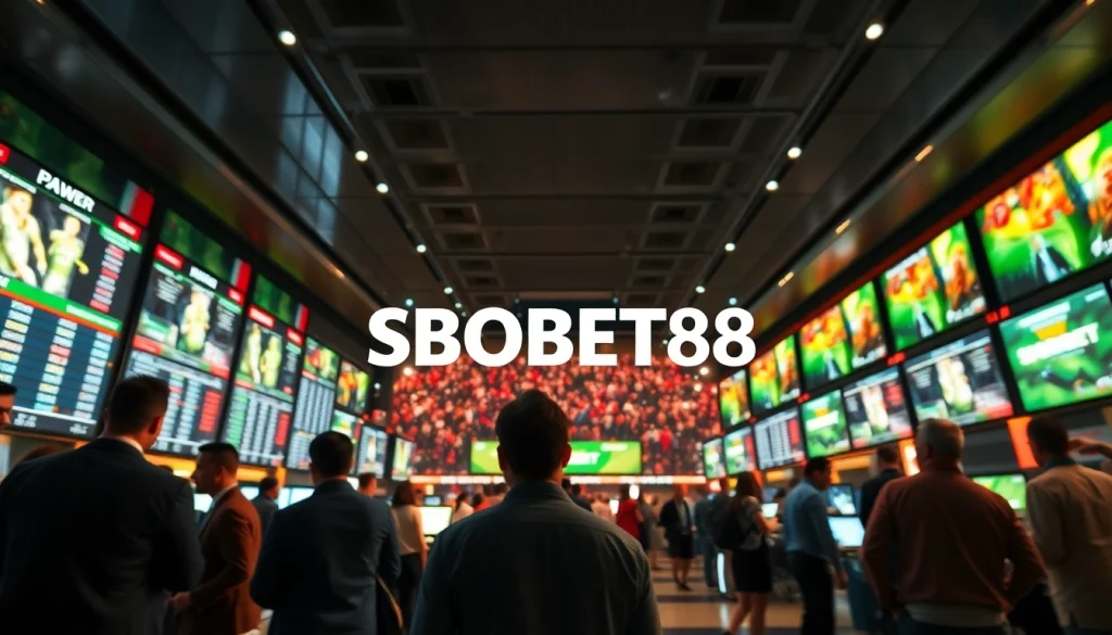 Promote SBOBET88 di arena taruhan olahraga modern yang penuh semangat