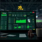 79king premium betting dashboard with live odds and app interface