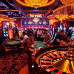 Experience the thrill of winning at the casino with OK8386. Engaging gameplay and vibrant atmosphere.