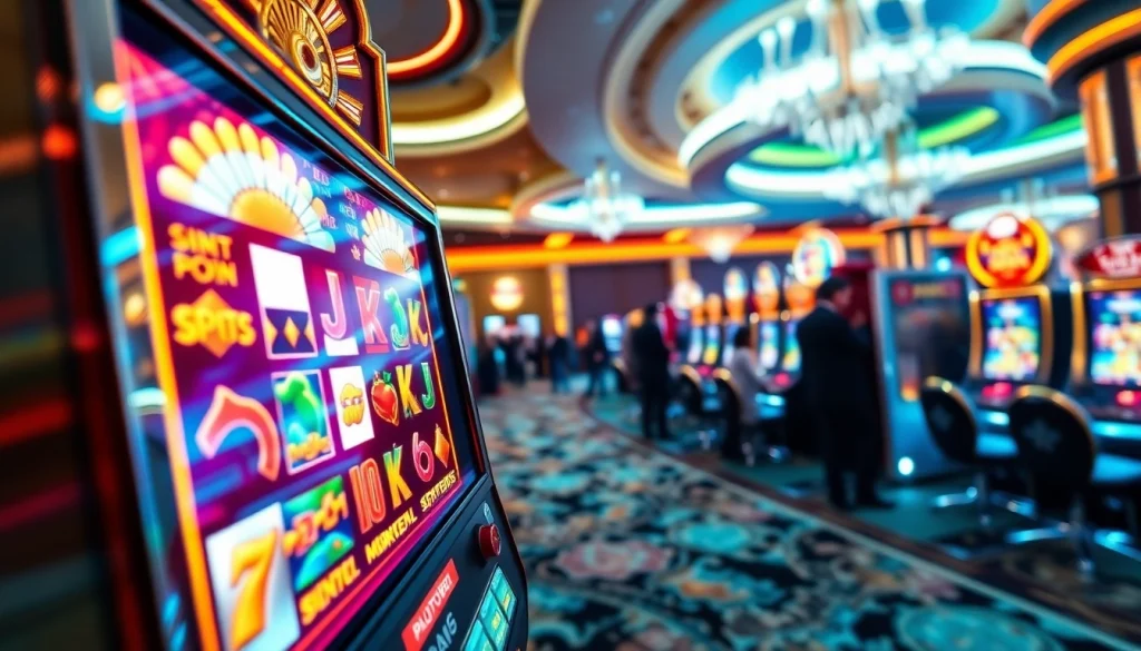 Permainan Slot Game menarik perhatian dengan grafis berwarna-warni.