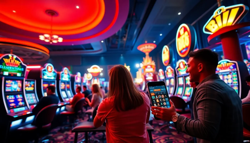 TT88 online gaming experience with players enjoying casino games and vibrant digital interfaces.