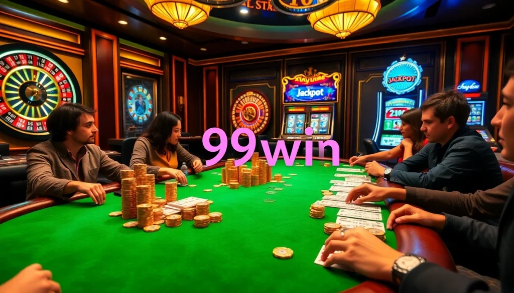 Experience the thrill at 99win casino with exciting poker and vibrant gaming.