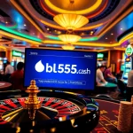 Place bets at the vibrant casino scene of https://bl555.cash/, featuring roulette, poker, and colorful slot machines.