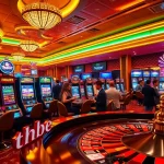 Players enjoying thrilling action at thabet casino with vibrant slots and roulette.