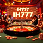 Experience thrilling gameplay at IH777 casino with vibrant roulette and slot machines.