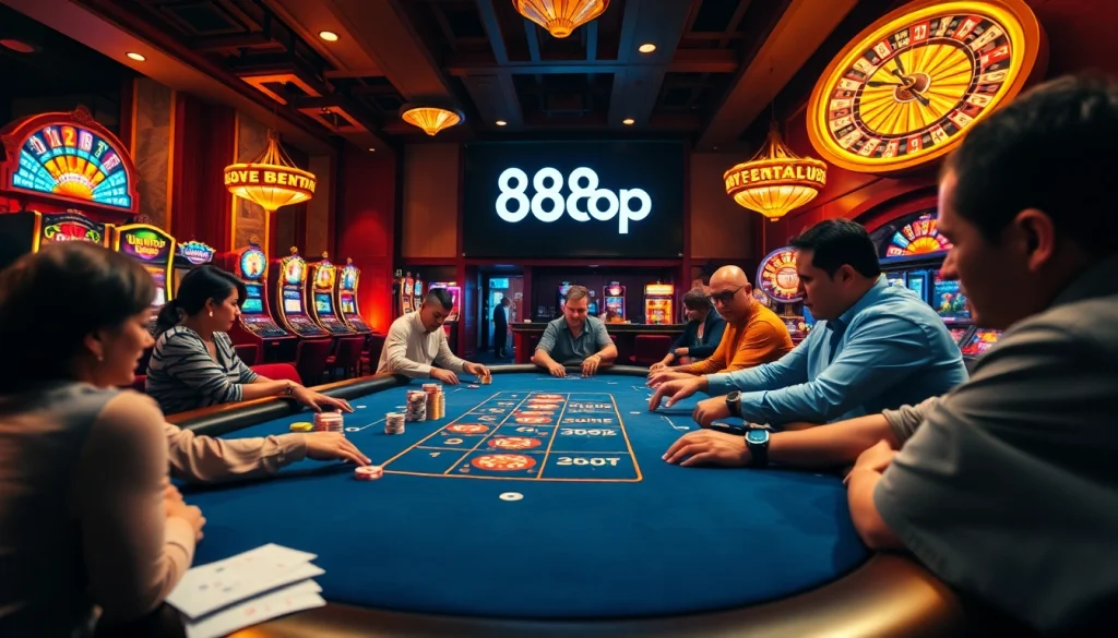 Experience excitement at 888top with vibrant poker games and thrilling casino elements.