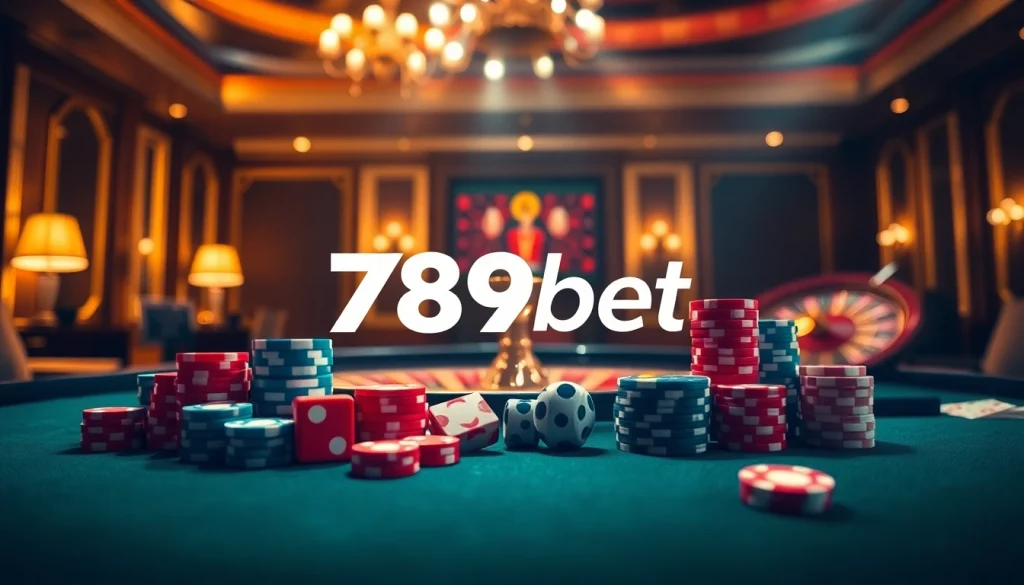 Experience the thrilling world of gambling at 789bet with vibrant casino visuals.