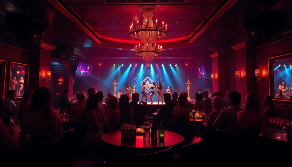 Night club sxm experience at Club Noir with elegant patrons and vibrant dancing atmosphere.