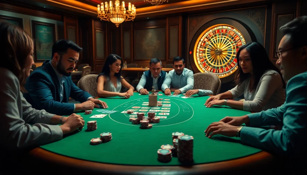 Experience the thrill of betting at 78WIN with luxury poker games and vibrant casino visuals.