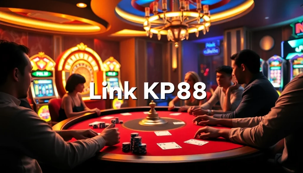 Experience the thrilling action at Link KP88 with captivating casino games, cards, and vibrant slot machines.