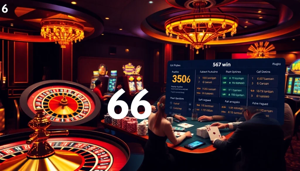 Experience the thrill of winning at 56 win with luxurious casino games and vibrant poker chips.