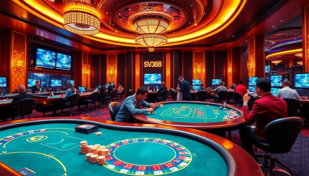 Experience immersive betting at SV388 with vibrant tables and engaging online gameplay.