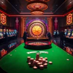 Experience the thrill of birutoto at a luxurious casino, with vibrant slot machines and elegant gameplay.