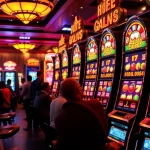 Mainkan slot gacor dengan kegembiraan di kasino yang ramai dan berwarna.