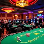Players winning big at MM88 casino games with colorful chips and vibrant atmosphere.