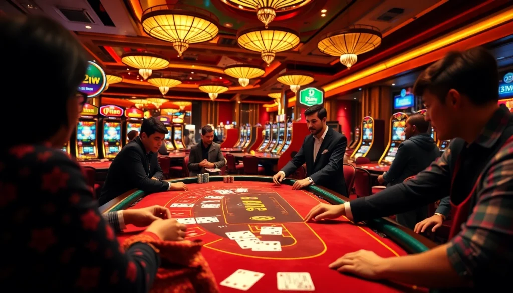 Experience thrilling games at 13win casino with vibrant tables and exciting gameplay.