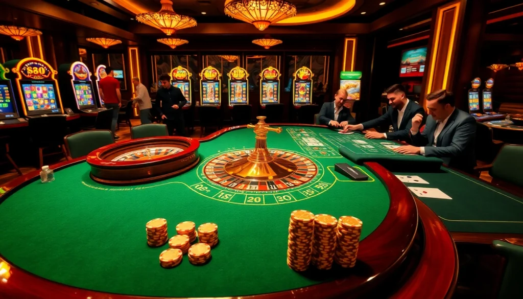 Experience thrilling gameplay at Plus777 with vibrant casino tables and exciting betting action.