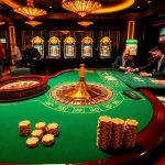 Experience thrilling gameplay at Plus777 with vibrant casino tables and exciting betting action.